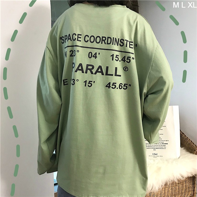 Áo thun dài tay  PARALL  phông Unisex nam nữ tee oversize form rộng pull Ulzzang Streetwear Hàn Quốc vải mềm