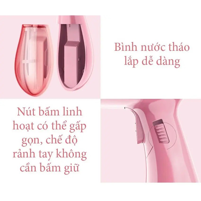 [❤️Bảo Hành 1 Năm❤️] Bàn Là Hơi Nước Cầm Tay Gấp Gọn Sokany SK-3060 Cao Cấp Bình Chứa Nước Lên Đến 130ml [❤️Free Ship❤️]