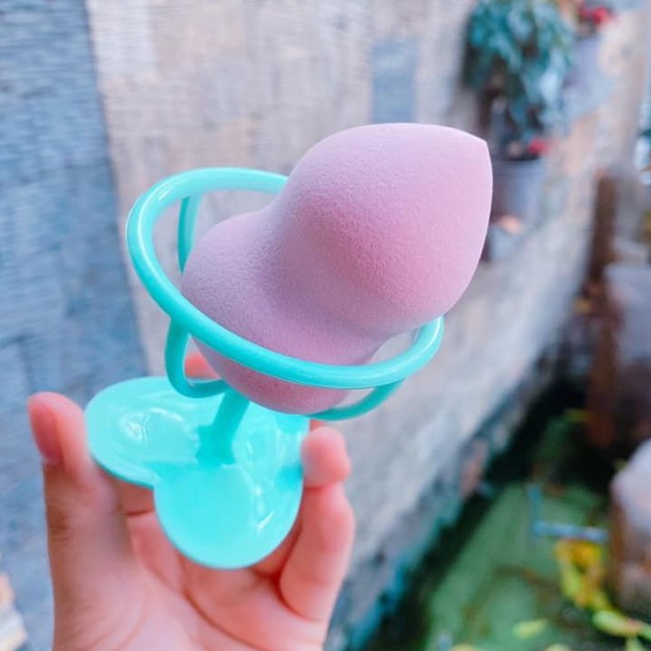 Set 3 bông Mút hồ lô tán nền kèm giá đựng | BigBuy360 - bigbuy360.vn