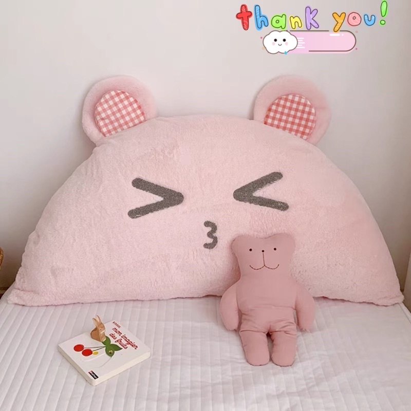 Tựa Giường Lông Thỏ Mềm Mịn 16 Mẫu Siêu Đáng Yêu (Shinbedding)