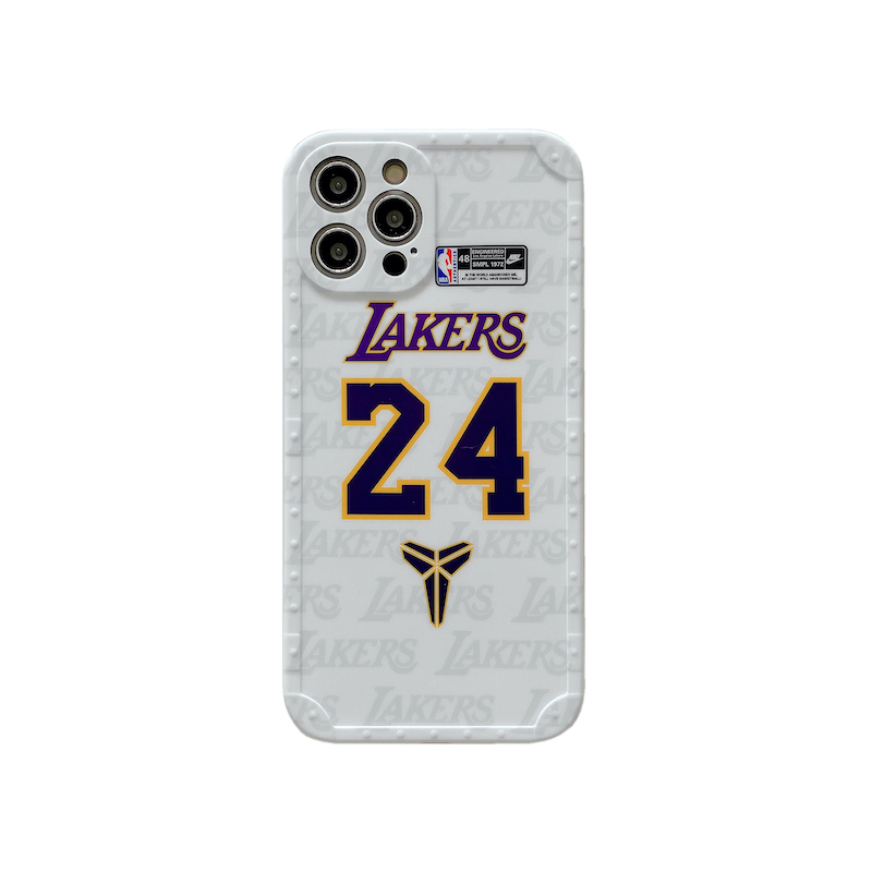 Ốp Điện Thoại Mềm Hình NBA Lakers 23 24 Cho iPhone 15 14 13 12 11 Pro Max X XS XR 7 8 Plus