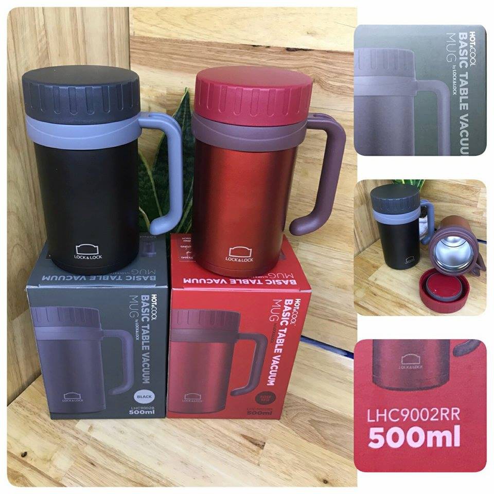 Ca giữ nhiệt Lock&Lock có tay cầm LHC9002 500ml