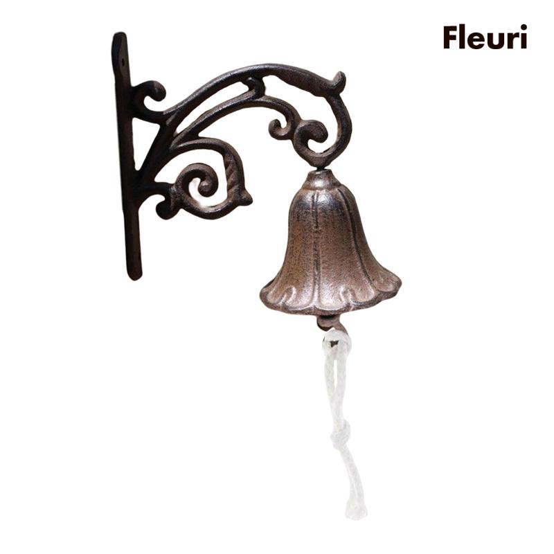 Chuông Gió Chào Mừng Bằng Sắt Phong Cách Bắc Âu Trang Trí Cửa Sân Vườn