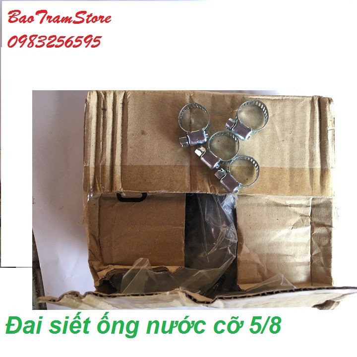 Set 4 cái đai siết cổ dê bằng ốc cỡ 5.8