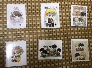 Set 6 ảnh JK BTS 6,5*9,5