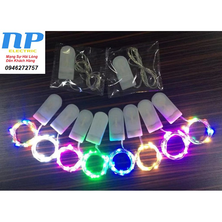 Dây đèn đom đóm Led fairylight pin cr2032- DÂY DÀI 5 MÉT 50 BÓNG