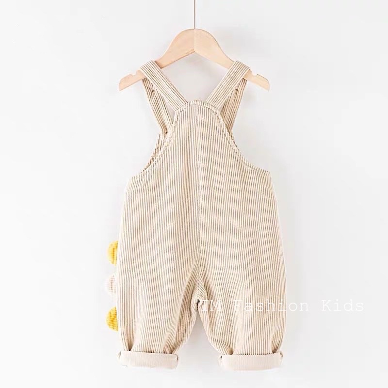 Quần yếm dài nhung tăm cho bé từ 8-16kg