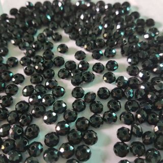 Pha lê Áo Swarovski 5040 đen 6mm ( 1 viên)