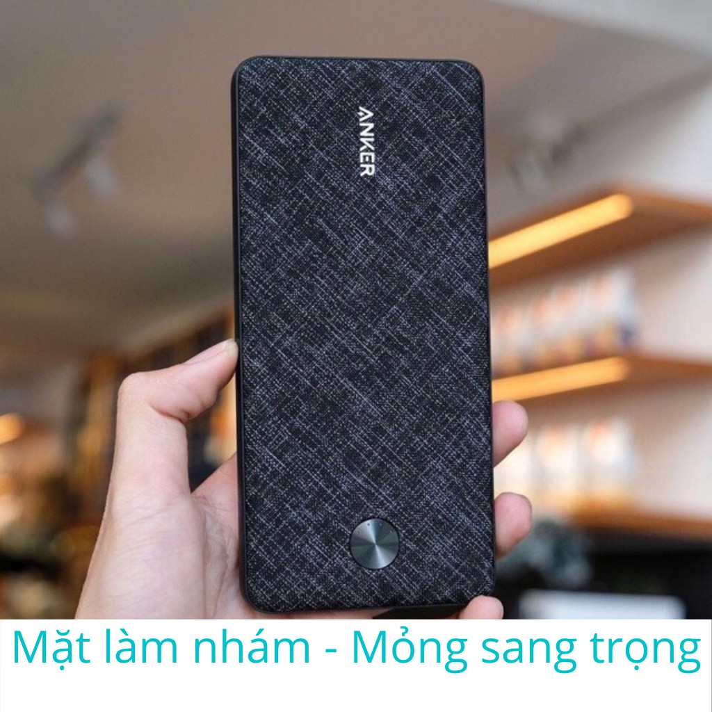 Sạc dự phòng anker 20000 mAh A1281 Essential sạc nhanh PD 18W iphone ipad và QC3.0 cho Android duystore