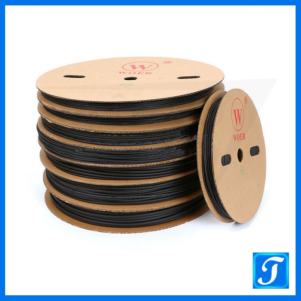 [1 cuộn] Ống Gen Co Nhiệt Chống Cháy Đủ Size 600V