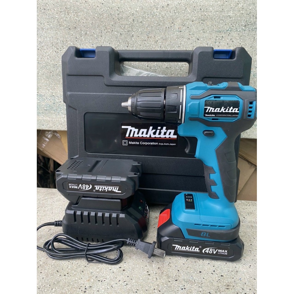 KHOAN PIN 48V MAKITA 10LY - ĐỘNG CƠ KHÔNG CHỔI THAN.