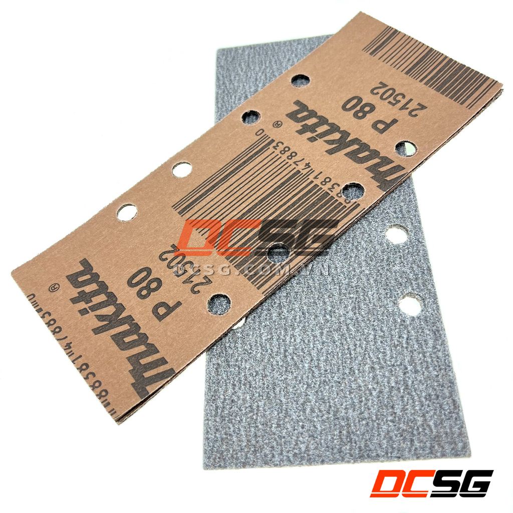 Giấy chà nhám cho gỗ 93x228mm Makita 10 tờ/ bộ (Chọn độ hạt) | DCSG