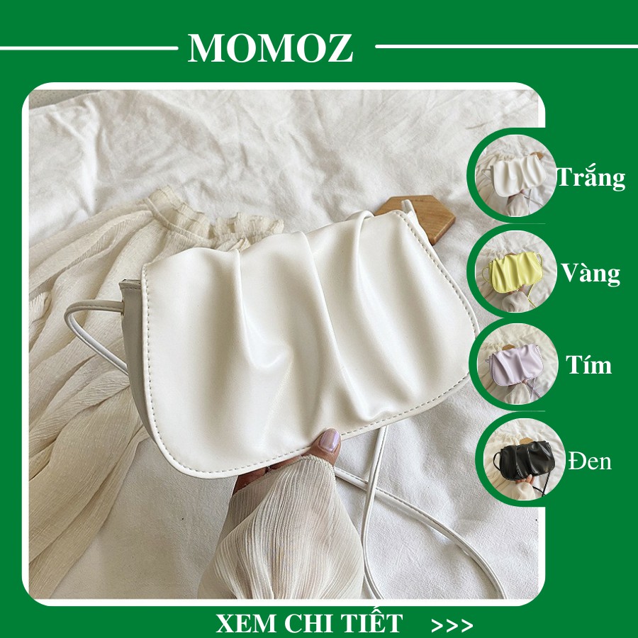 [Mã FAMAYWA2 giảm 10K đơn 50K] Túi đeo chéo nữ Style Cloud cúc hít size 20 - MomoZ Shop Uy Tín