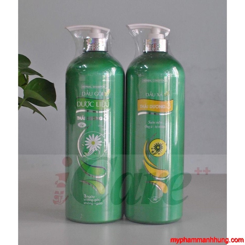 Dầu gội-xả dược liệu thái dương 3 1100ml lá(CHÍNH HÃNG)