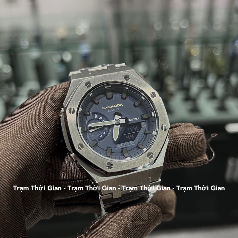 Đồng hồ Casio G-shock GA-2100 độ vỏ màu xám