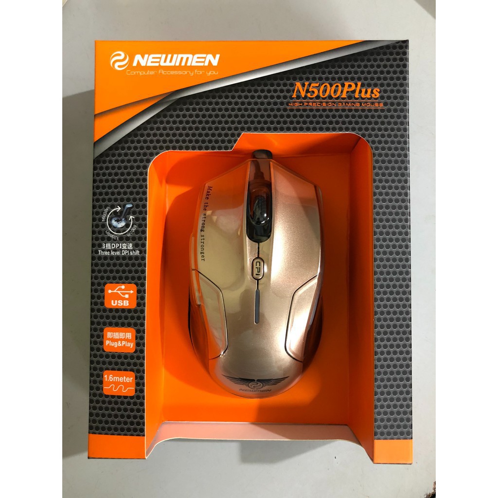 【Chuột máy tính】[SHOPEE TRỢ GIÁ] Chuột Gaming NEWMEN N500