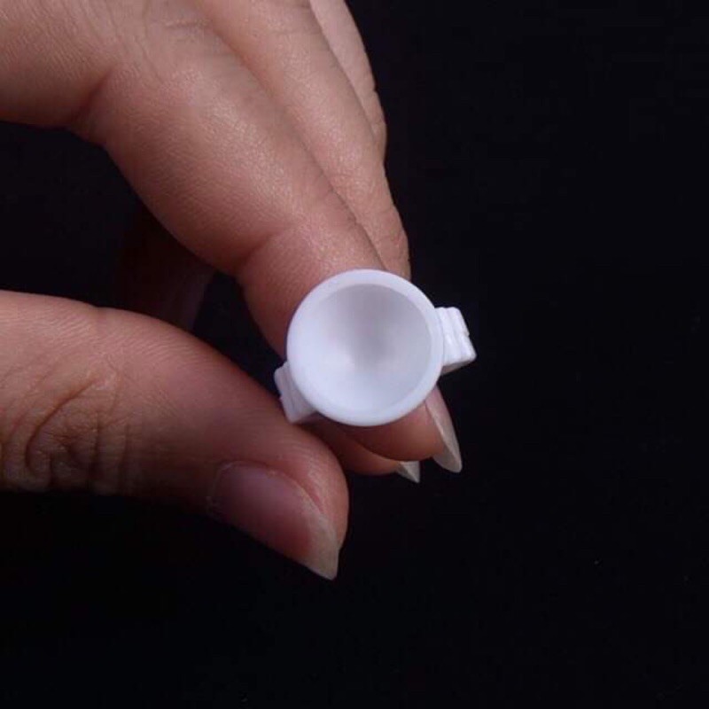 100 Nhẫn Đựng Mực Dùng Trong Phun Xăm Nail Mi