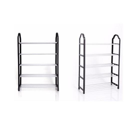 Kệ để giày dép 5 tầng tiện dụng + + Tặng chai xịt khử mùi hôi giày dép hando TI353 (Đen)