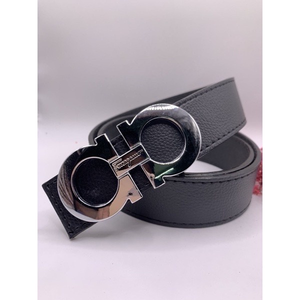 Thắt lưng nam- Dây nịt da mặt chữ a bạc - đẳng cấp và sang trọng new 2022