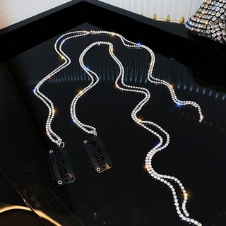 Kẹp tóc dây đá 35cm 2line bling bling mã DZ-93