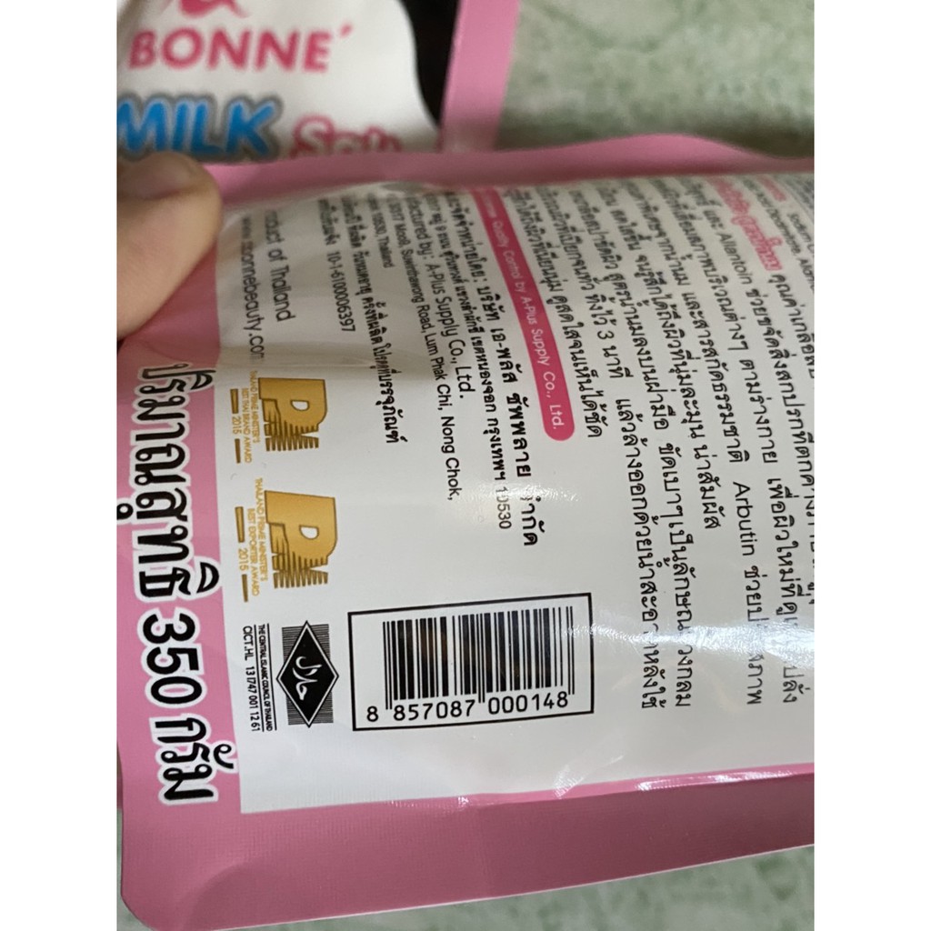 Muối tắm sữa bò tẩy tế bào chết A Bonne Spa Milk Salt Thái Lan 350gr