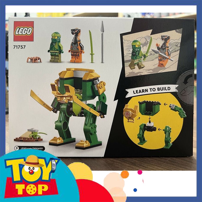 Đồ chơi lắp ráp ninjago chiến giáp robot mech EVO của ninja Lloyd đại chiến ác nhân rắn xếp hình Lego 71757
