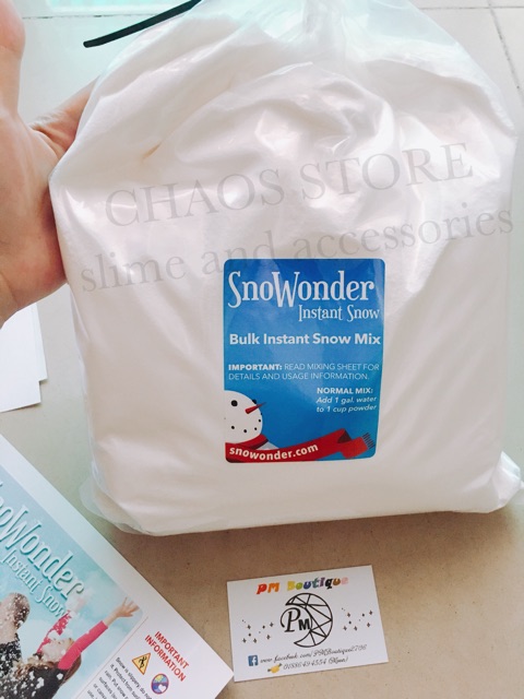 10gr SnoWonder - Tuyết Mỹ ( hàng nhập chính hãng ) _ Nguyên liệu làm slime