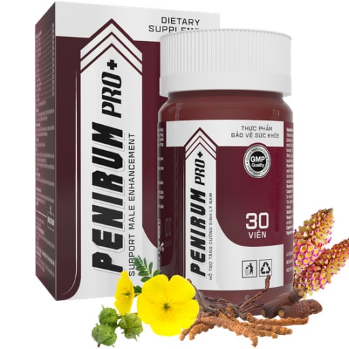 Viên Uống Sinh Lý Penirum Pro+ - Tăng Phong Độ Nâng Bản Lĩnh - Chính Hãng Hộp 30 Viên Phiên Bản Cải Tiến