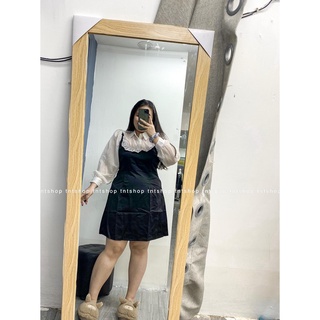 ĐẦM GẤM CỔ SƠ MI [ TNTSHOP BIGSIZE 60-90KG ]. Ảnh thật 100%