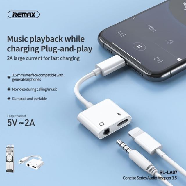 Đầu Chuyển IPTable - Audio 3.5mm Remax RL-LA07 - Hưng Long PC