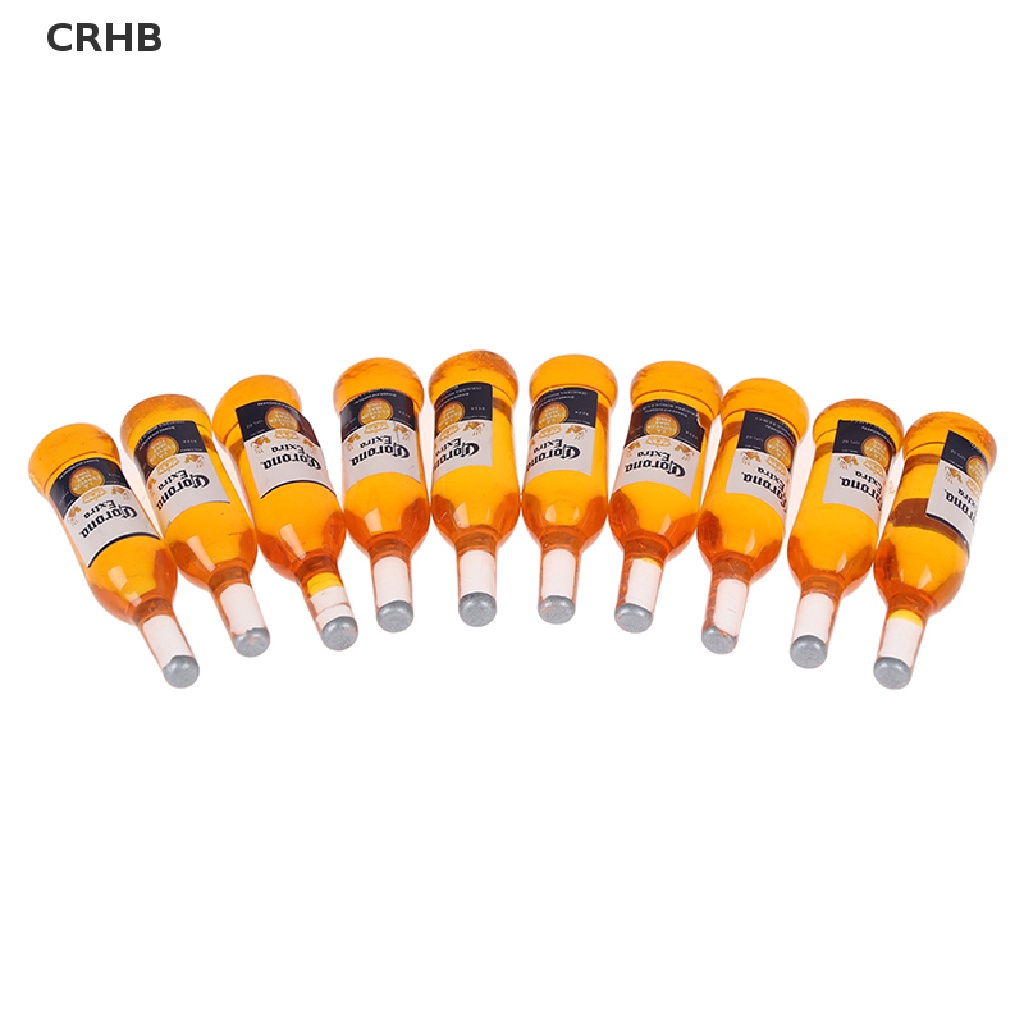 Set 10 Chai Rượu Mini Tỉ Lệ 1 / 6 Cho Nhà Búp Bê Mới