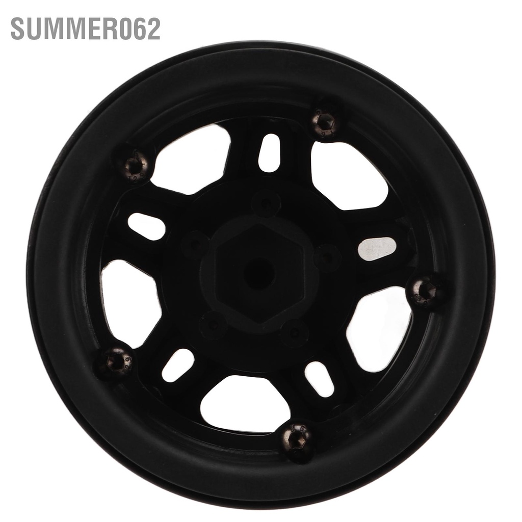 Summer062 4 cái 2.2 inch RC Bánh xe thay thế độ bền cao Ổn định lốp tải cho ô tô trục Scx10 Wraith 90018 Màu đen