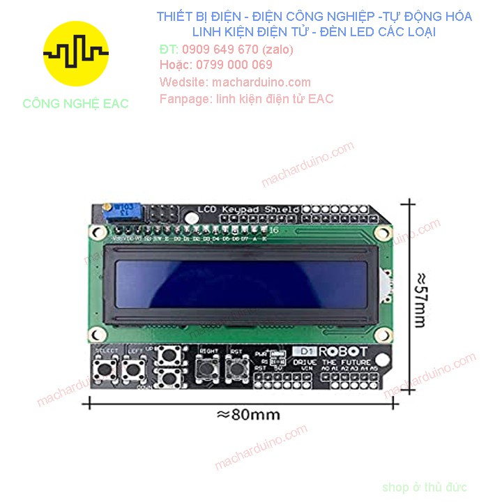 LCD1602 Keypad Shield | BigBuy360 - bigbuy360.vn