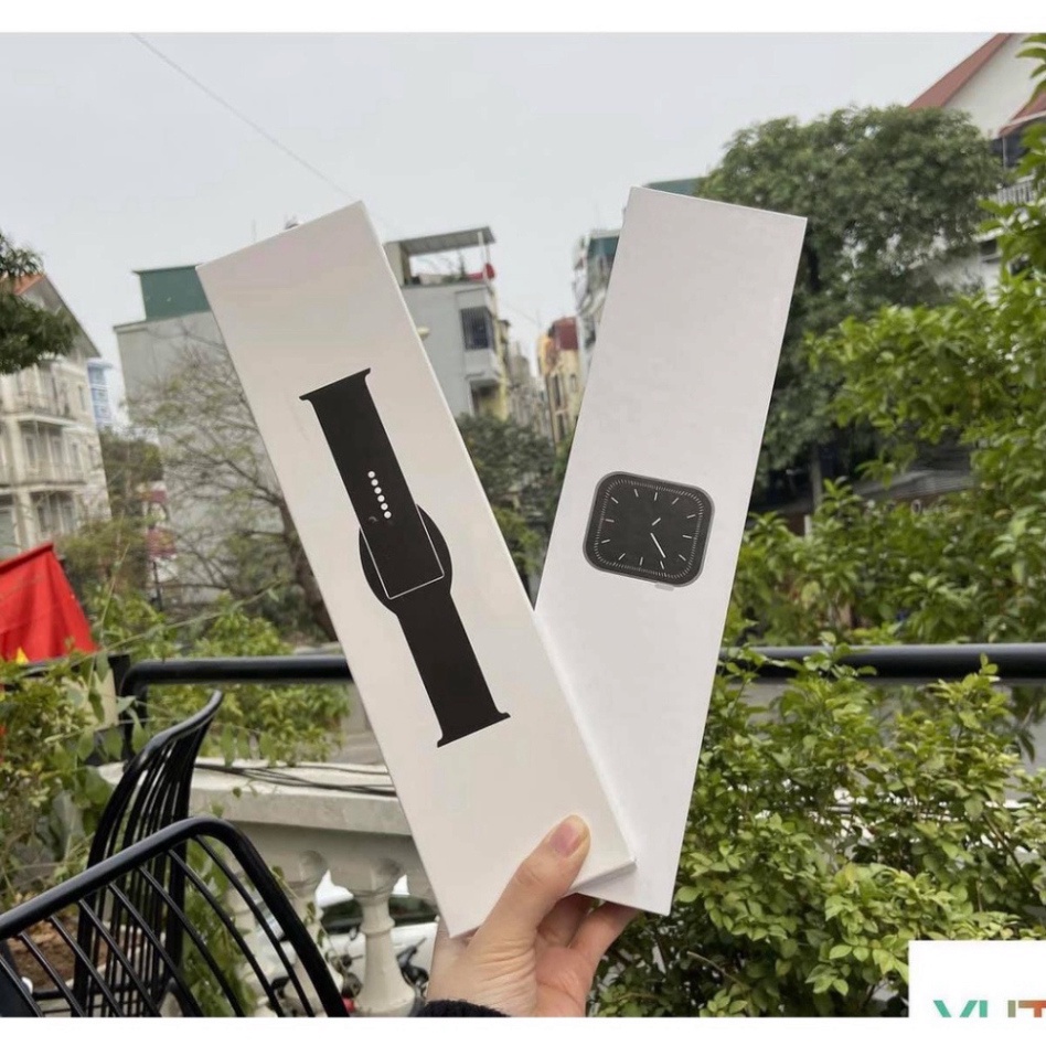 Đồng hồ thông minh logo Táo WatchSeri7 đẳng cấp sang trọng 2022 theo dõi nhịp tim full chức năng