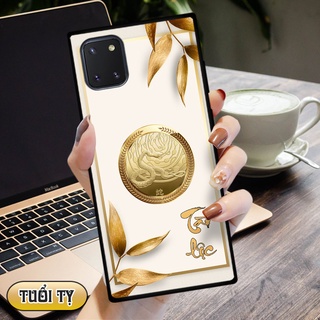 Ốp lưng kính 3D 12 con giáp - Samsung galaxy Note 10 Lite