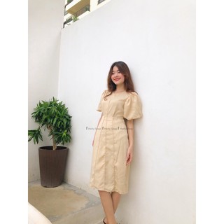ĐẦM MIDI TAY BÍ PHỐI VIỀN
