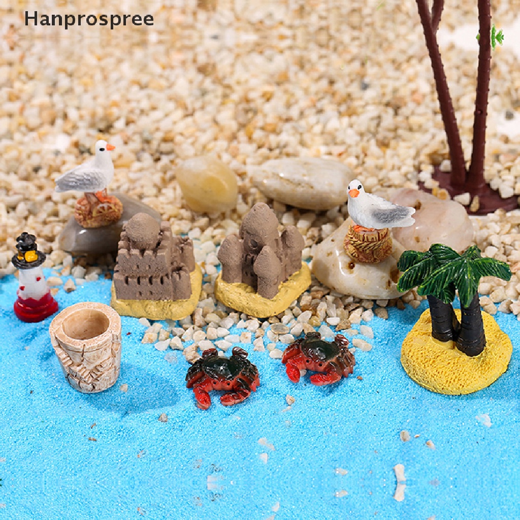 Hanprospree > Mỏ Neo Mini Che Nắng Nhân Tạo Phong Cách Bãi Biển Trang Trí Tiểu Cảnh Sân Vườn DIY