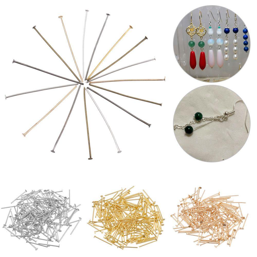 Set 200 Kim Làm Bông Tai Hình Chữ T DIY Tiện Dụng