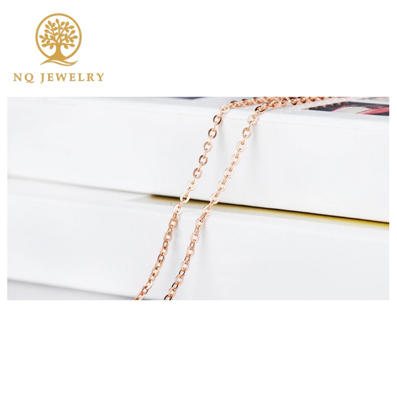 Dây chuyền cổ nữ hợp kim màu vàng - NQ Jewelry