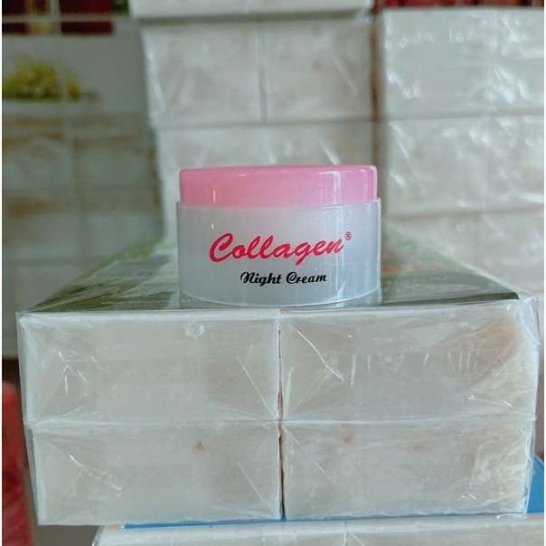( tách sét) tách lẻ 1 hũ kem đêm Collagen plus vit e