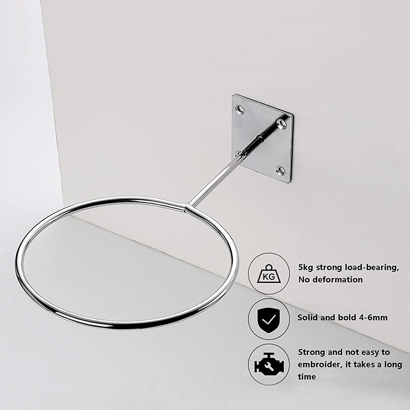 Bộ 5 Giá Đỡ Treo Tường Dùng Để Trưng Bày Bóng Rổ Bóng Đá Bóng Chuyền