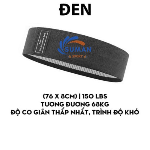 Dây miniband kháng lực Latex tập Yoga-Gym, dây latex tập mông, đùi, chân, mini band tập gym