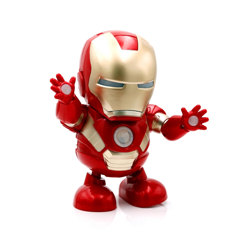 Đồ Chơi Mô Hình Nhân Vật Siêu Anh Hùng Iron Man Có Đèn Led