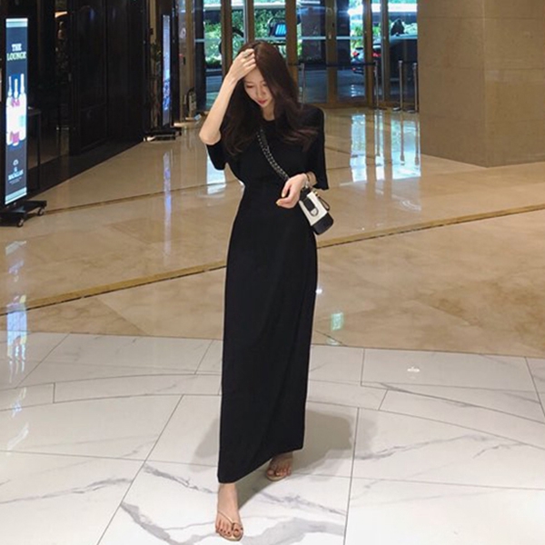 Chân Váy Dài Qua Mắt Cá Chân Lưng Cao Phong Cách Hàn Quốc Cho Nữ | BigBuy360 - bigbuy360.vn