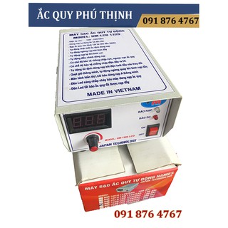 Máy sạc ắc quy tự động Hames 12V-200Ah HM-1220 LCD công nghệ Nhật Bản