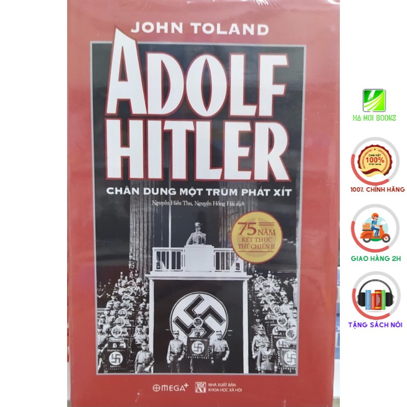 Sách - ADOLF HITLER - Chân Dung Một Trùm Phát Xít (Bìa Cứng) [AlphaBooks]