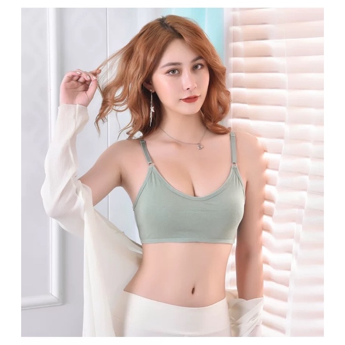 Áo Lót Bra Nữ Mút Liền Có Đệm Nâng Ngực Cao Cấp, Cài Sau Ôm Tròn Ngực