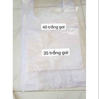 1kg túi xốp trắng 2 quai giá lẻ như sỉ