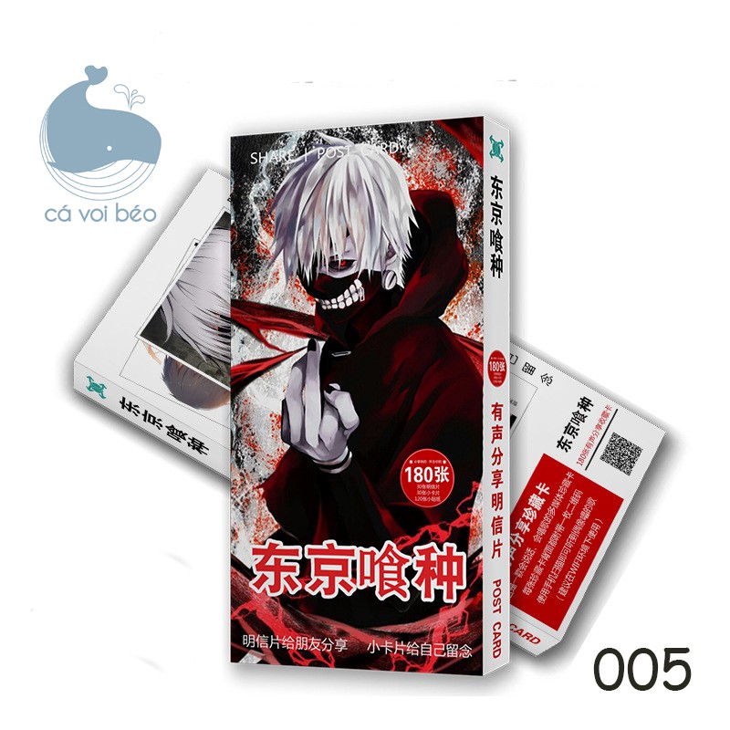 [Hộp 30-180 tấm] Postcard Bưu thiếp Tokyo Ghoul Kaneki Ken bưu thiếp manga anime postcard manga postcard anime | BigBuy360 - bigbuy360.vn