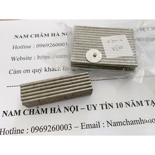 Nam châm đất hiếm 3x2mm, chịu nhiệt độ cao 350 độ C